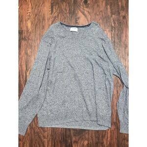 Old Navy XXL V-neck Sweater Gray Cotton Blend cozy